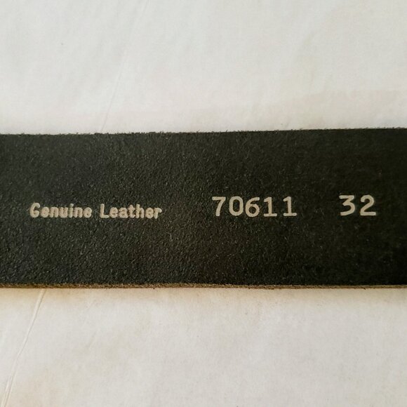 Tulliani Distressed Leather Belt 32W - Picture 4 of 5